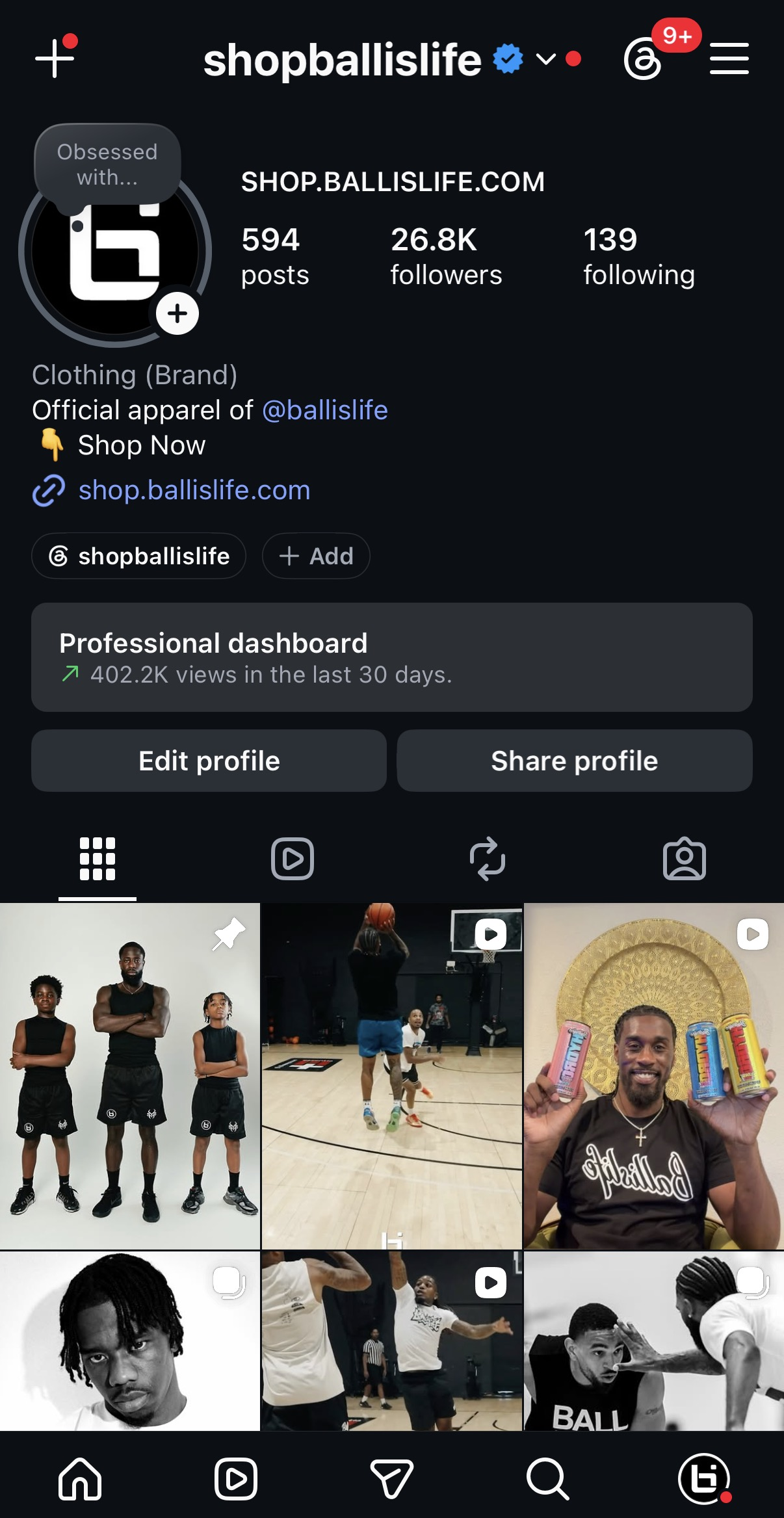 Ballislife Instagram